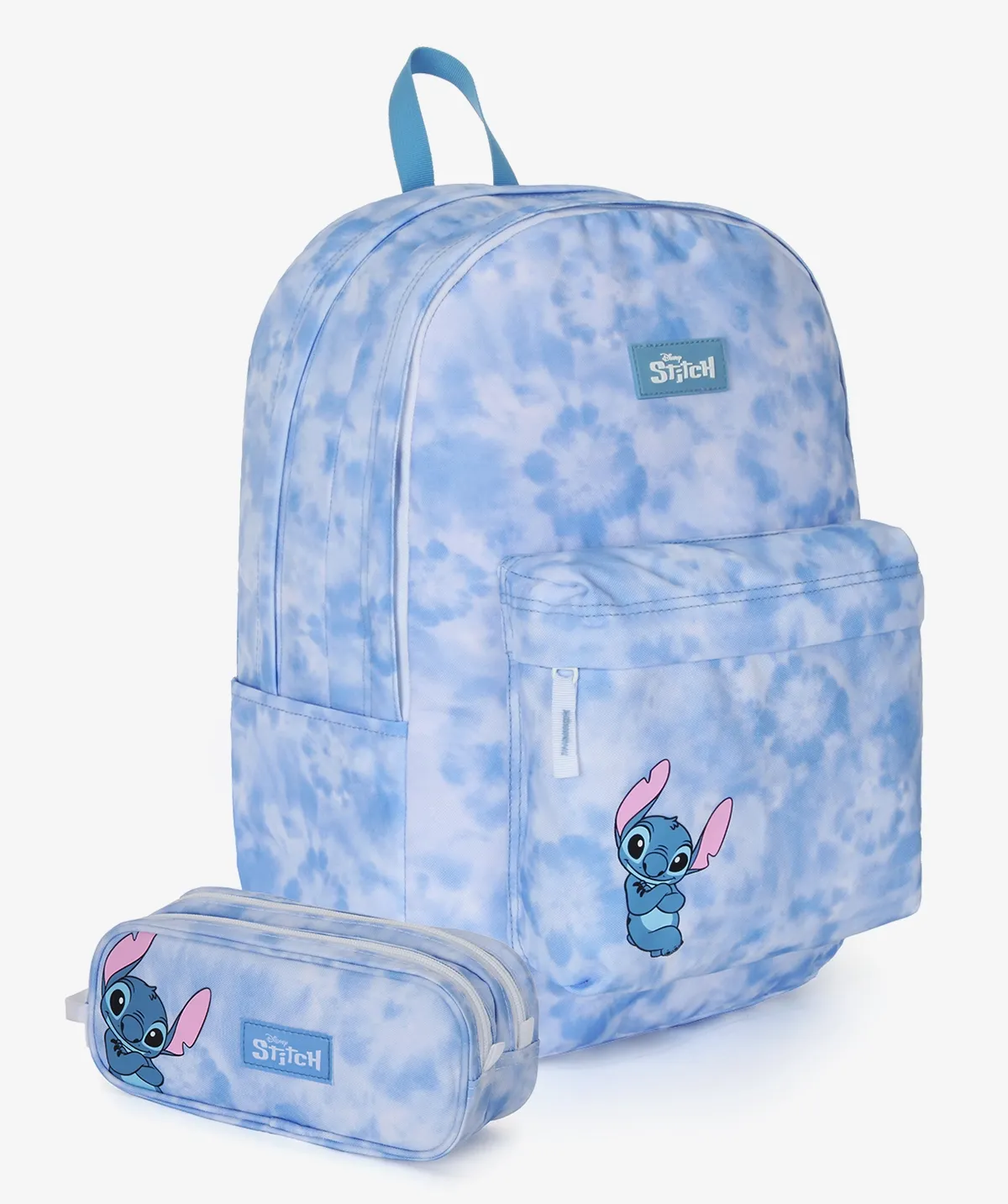 תיק גב + קלמר של חברת קל גב  Stitch Tie Dye
