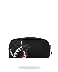קלמר של ספרייגראונד CENTER RIP REVEALING GRAY CHECK POUCH