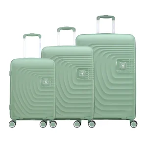 סט 3 מזוודות קשיחות מעוצבות ובלתי שבירות דגם Milwaukee מבית Polo Club